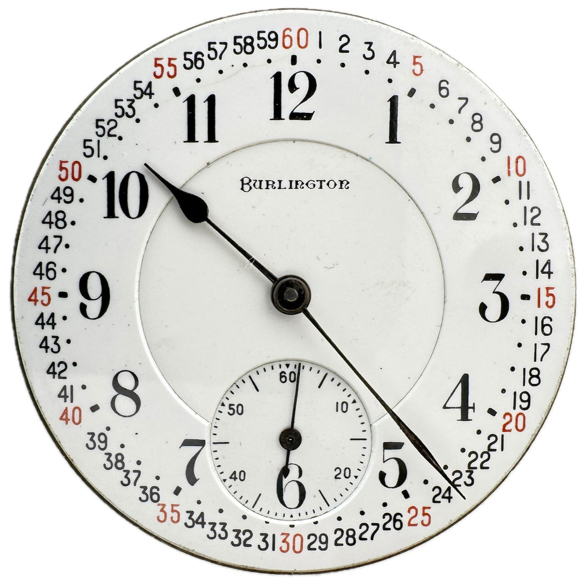 Burlington Montgomery Dial 1918