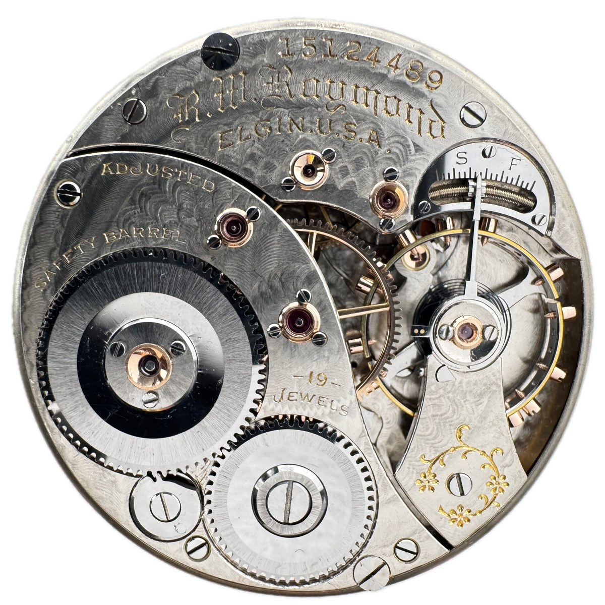 Elgin 3 - B.W. Raymond 1911