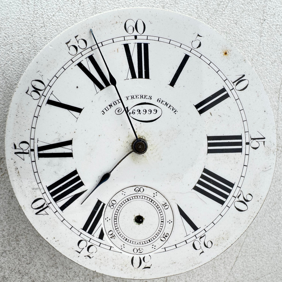 Junod Freres Geneve Roman Dial 1912