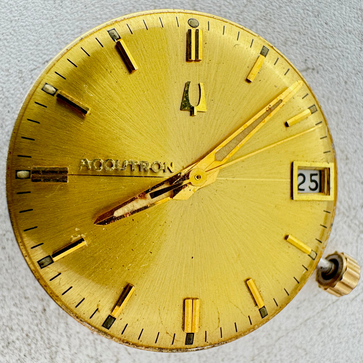 Accutron Date Sunburst