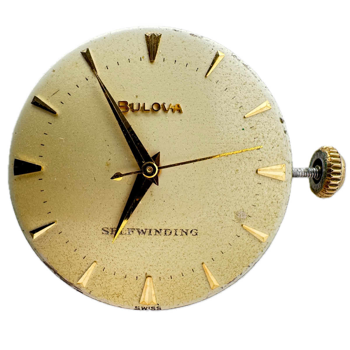 Bulova Arrow Daggers Indices 1956