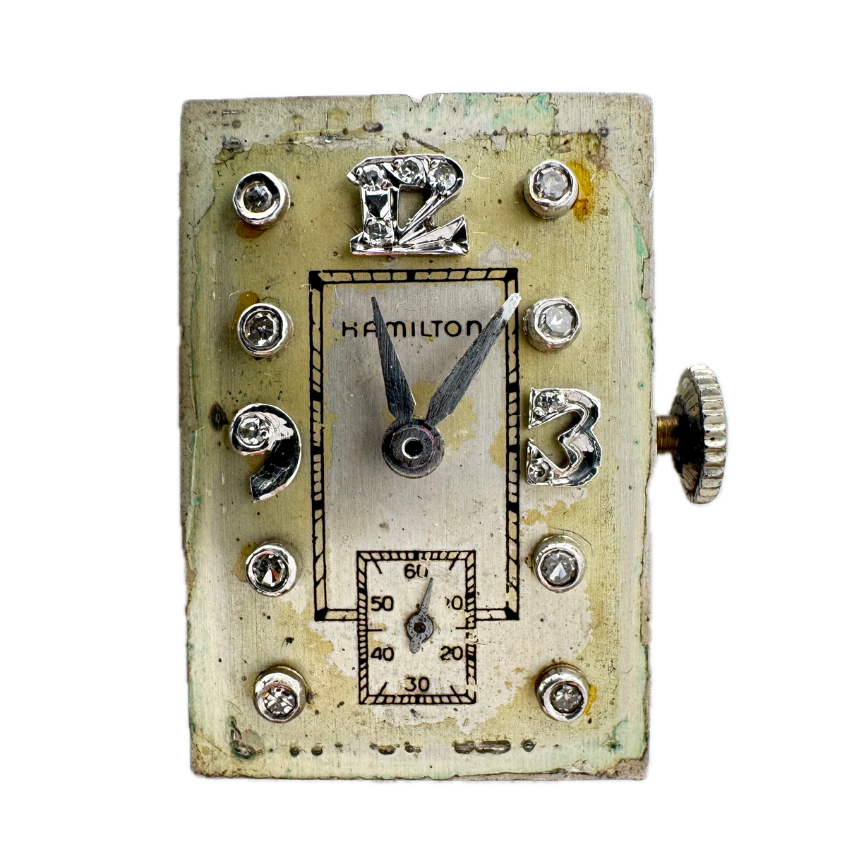 Hamilton Crystal Stud Dial
