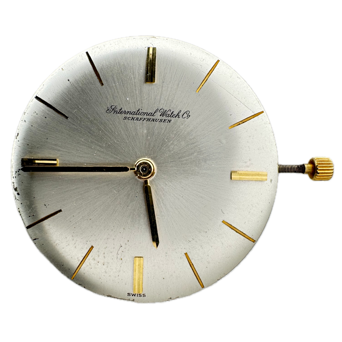 IWC Schaffhausen Silver Sunburst Dial