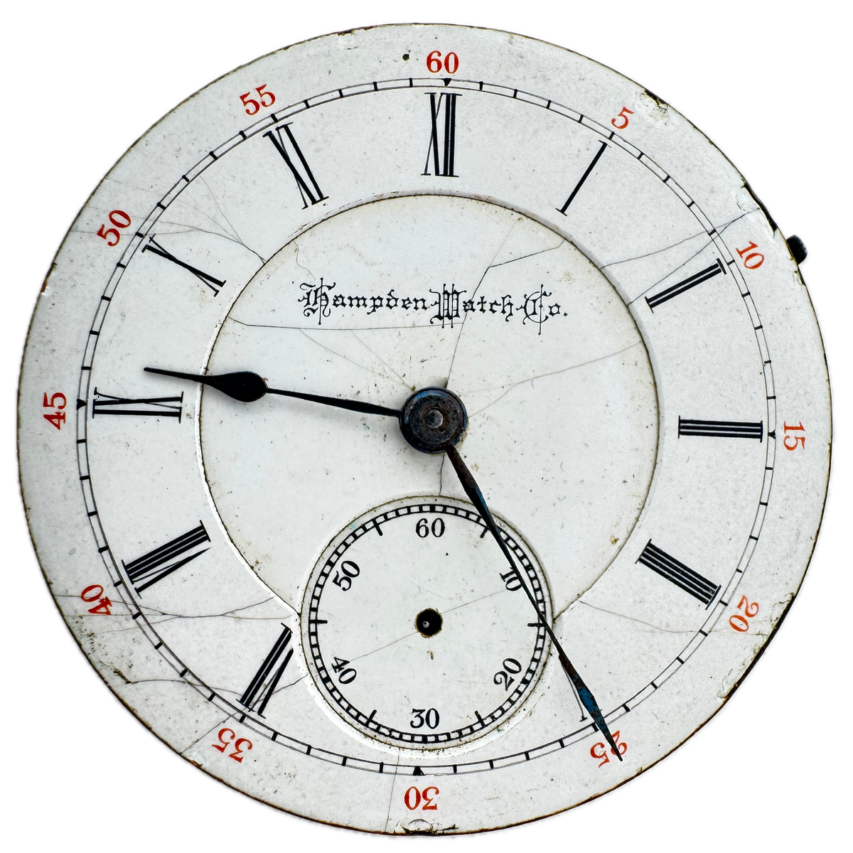 Hampden Roman Double Sunk Dial 1890