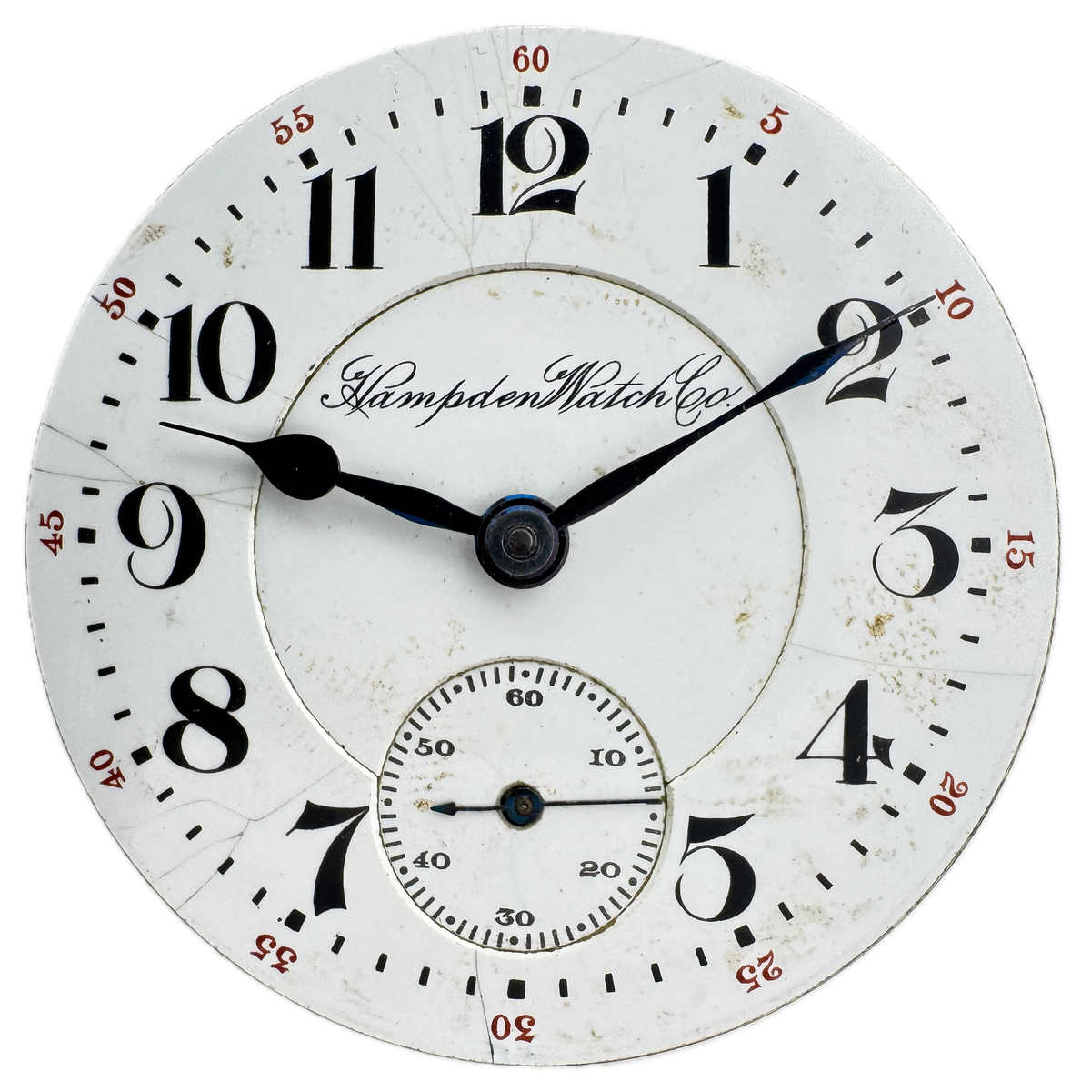 Hampden Double Sunk Dial 1911