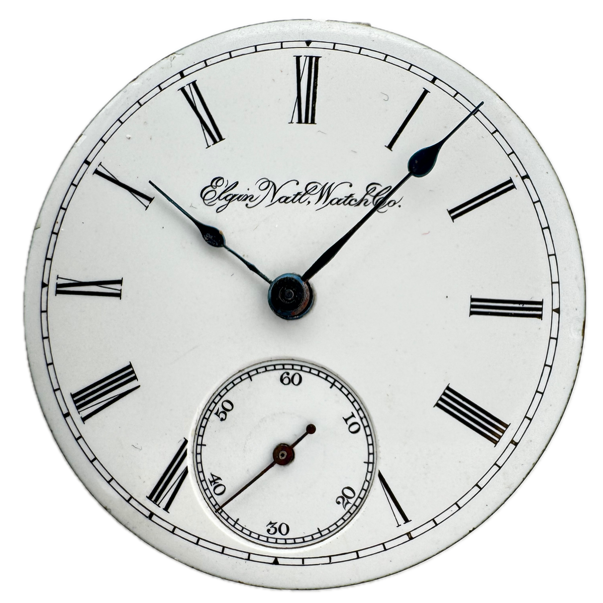 Elgin Roman Single Sunk Dial 1894