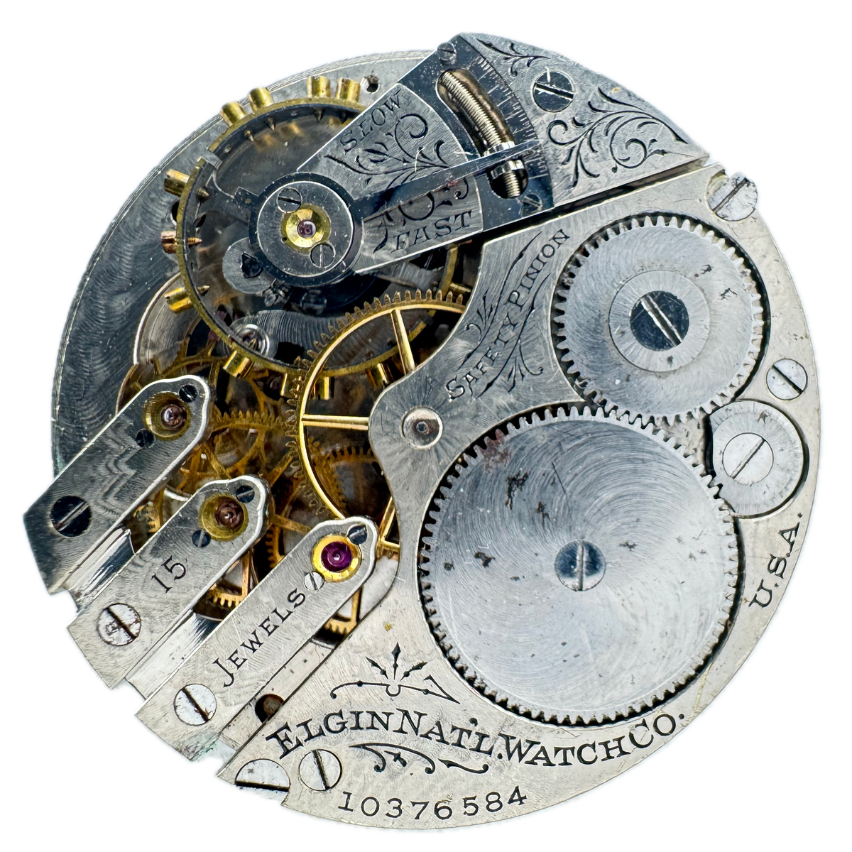 Elgin 7 - 3-finger Straight 1904