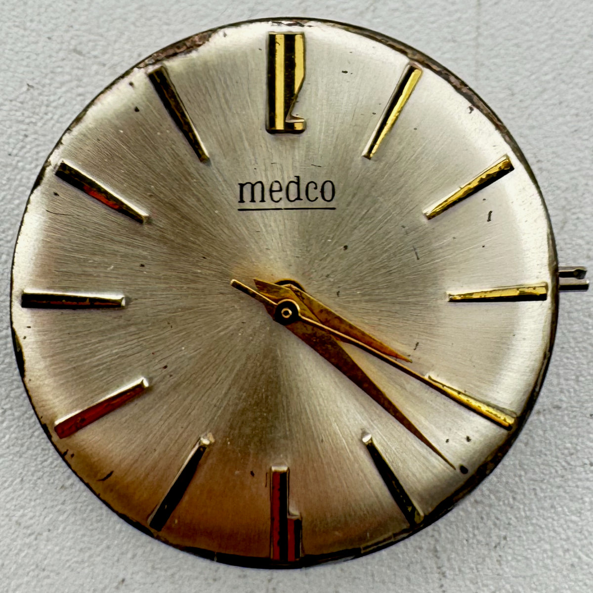 Medco Silver Sunburst Dial