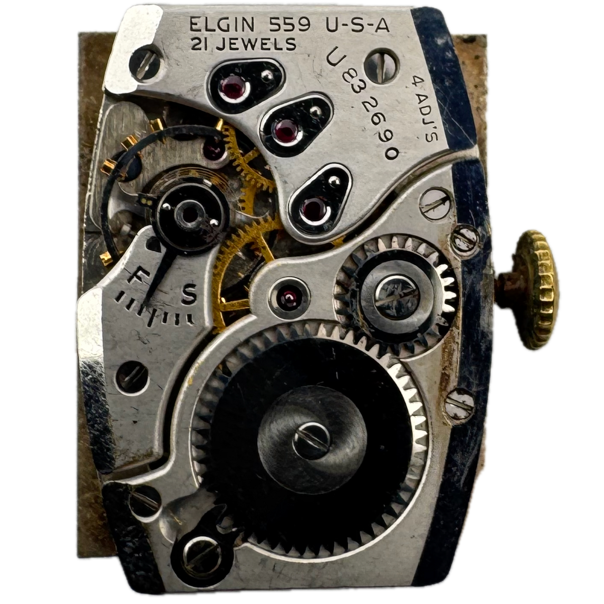 Elgin Rectangle dial 1947