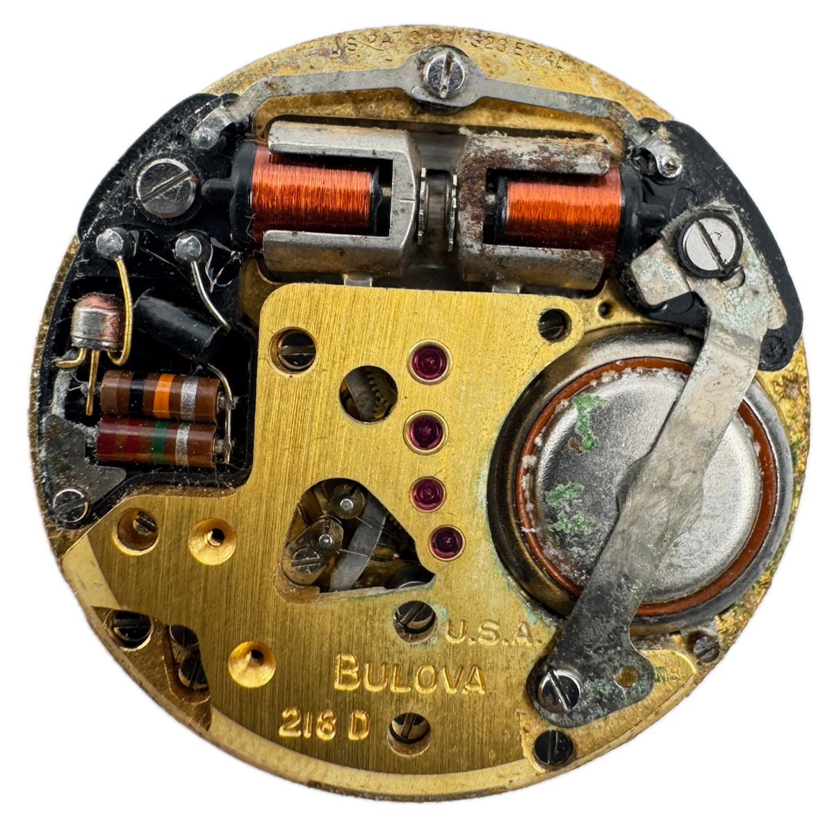 Accutron Gold Dial Date