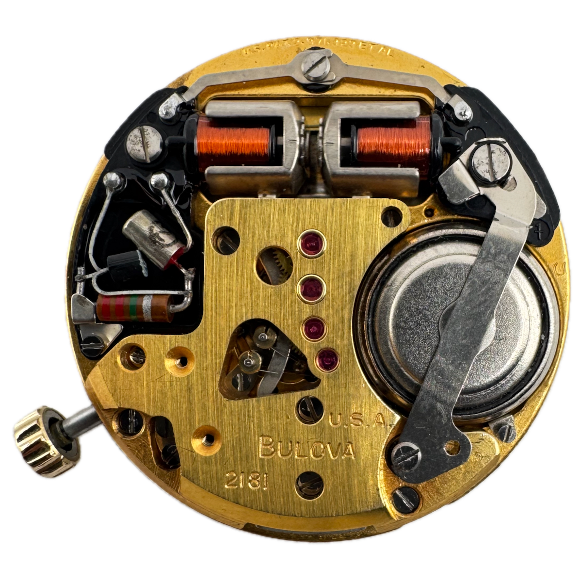 Accutron Gold Dial Date