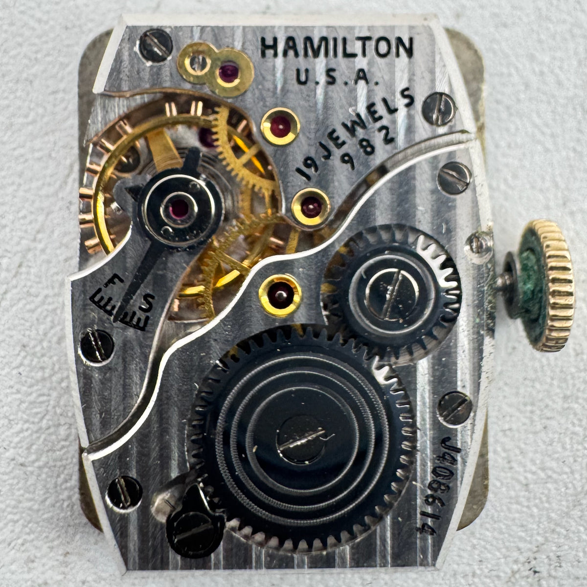 Hamilton Raised Numerals 1947