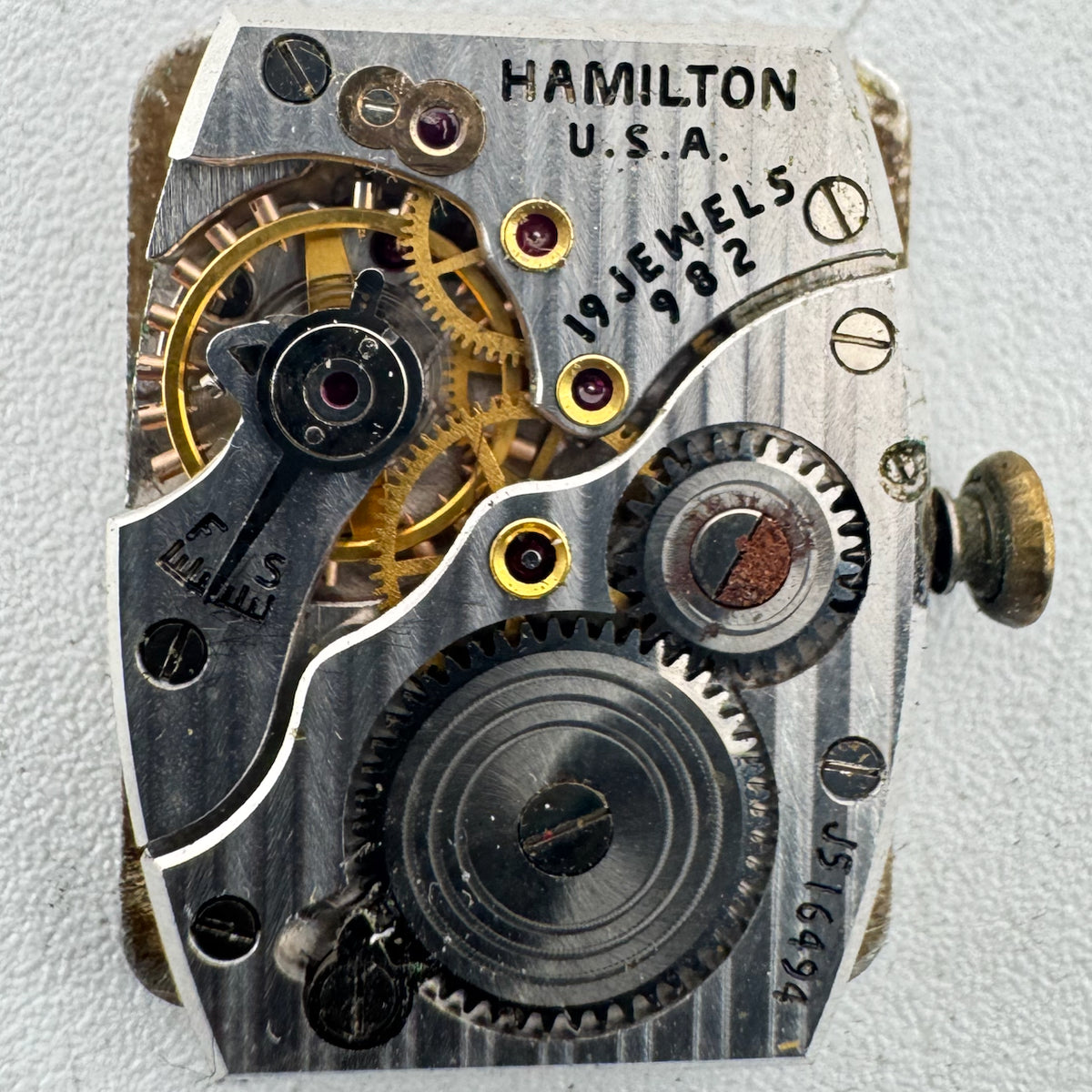 Hamilton Silver Dial 1949