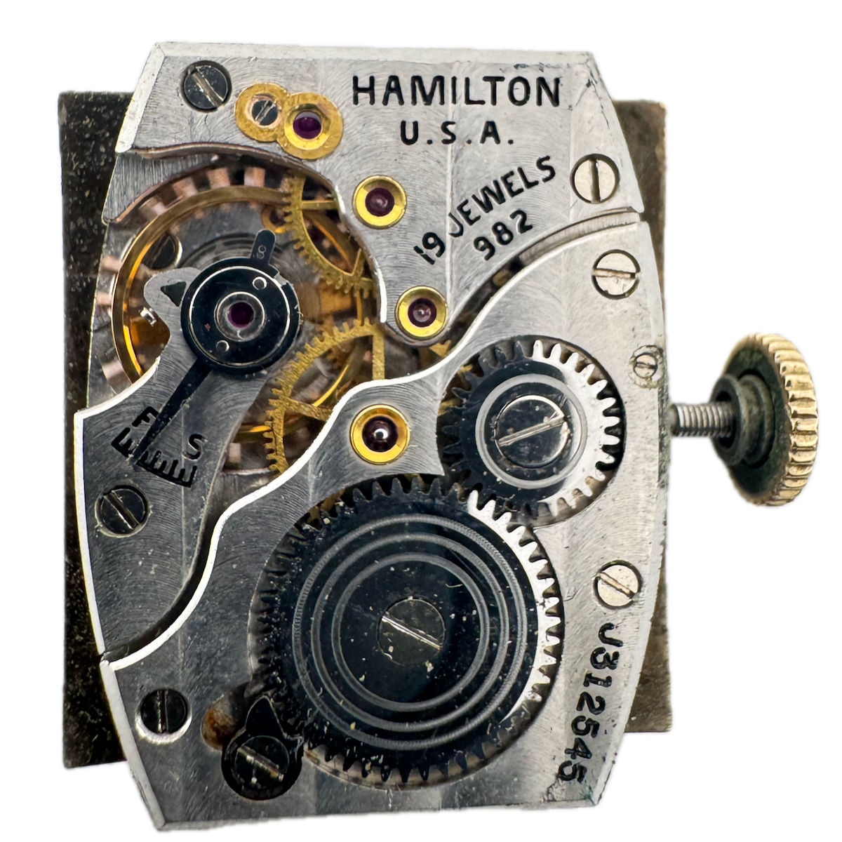Hamilton Square Silver Dial 1946