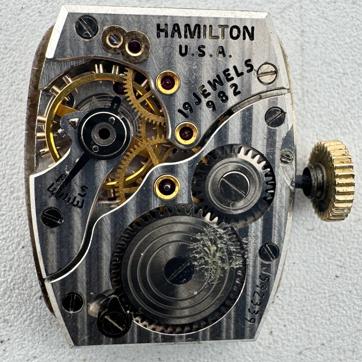 Hamilton Rectangular Dial 1950