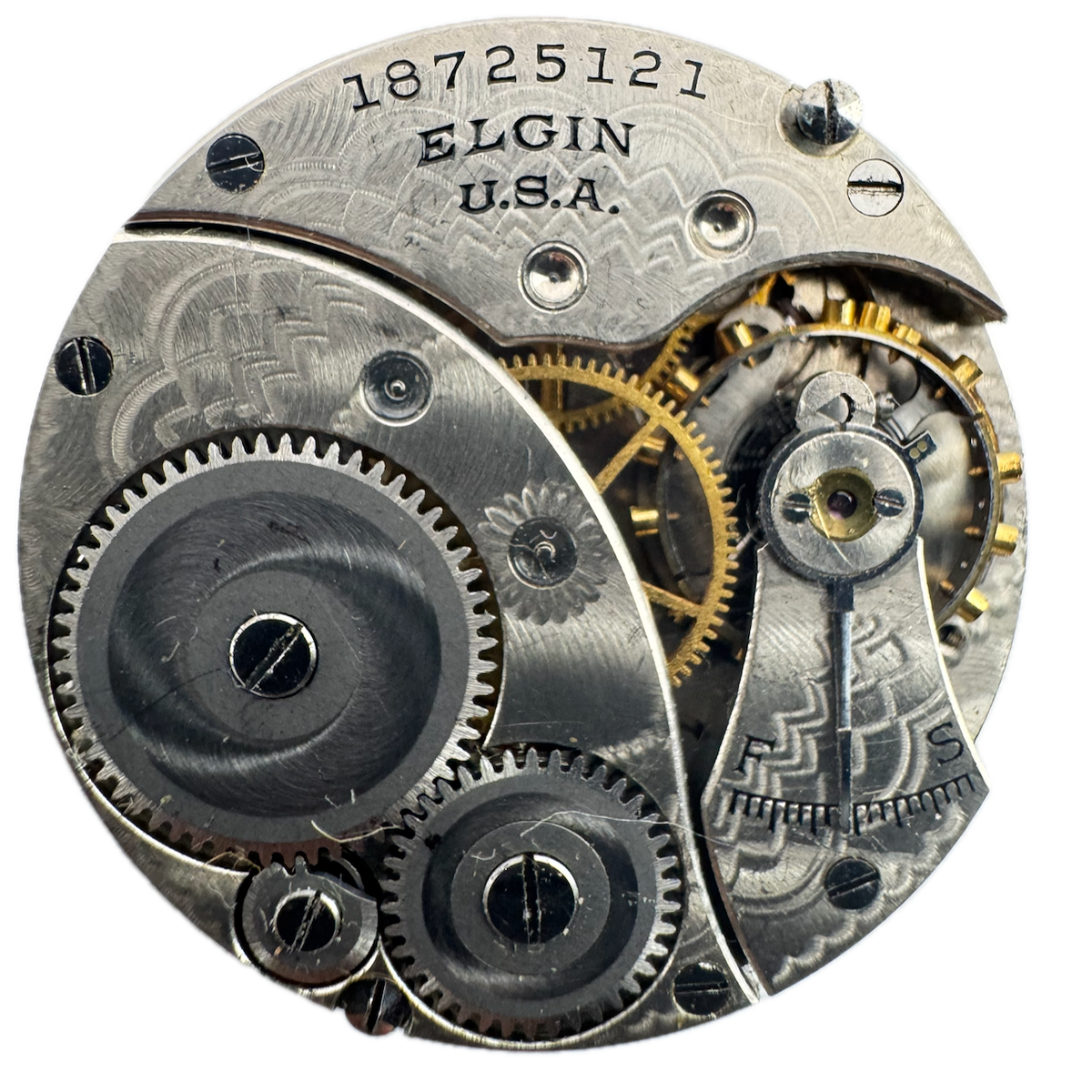 Elgin Metal Dial 1916