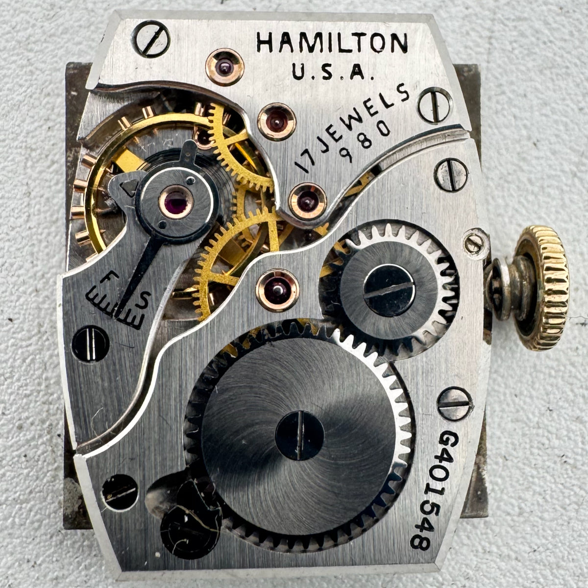 Hamilton Silver Dial 1942
