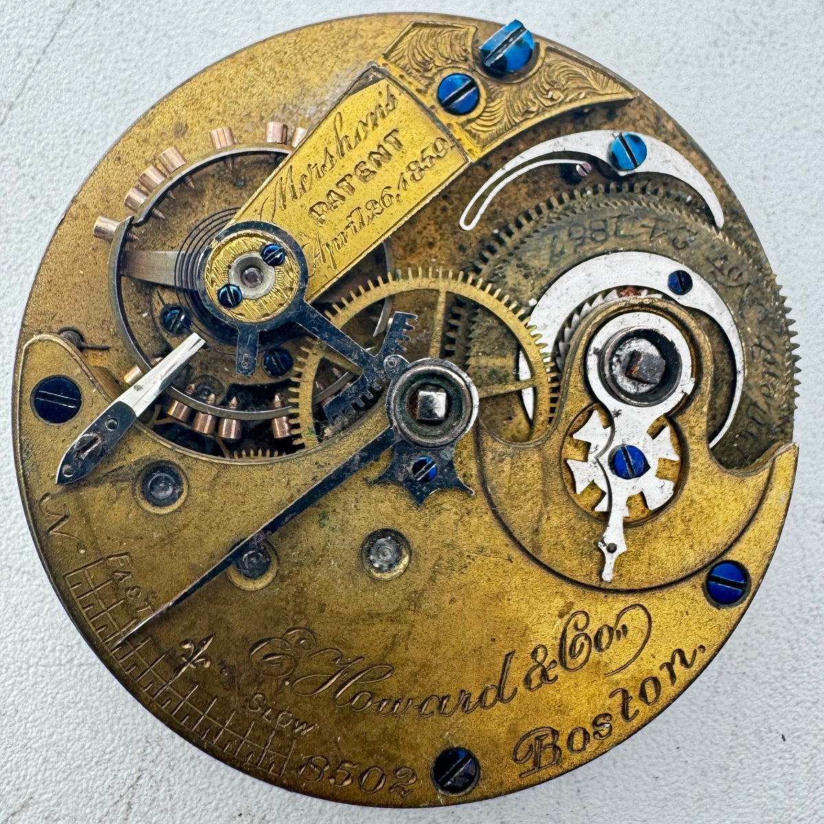 E. Howard & Co Roman Dial Series III 1861
