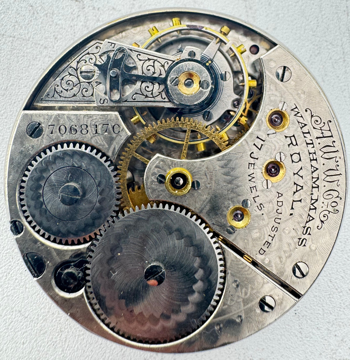 Waltham Fancy Multicolor Dial 1898