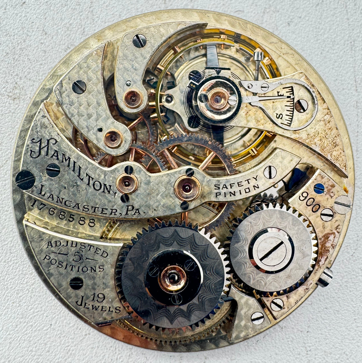 Hamilton Heavy Roman Dial 1916