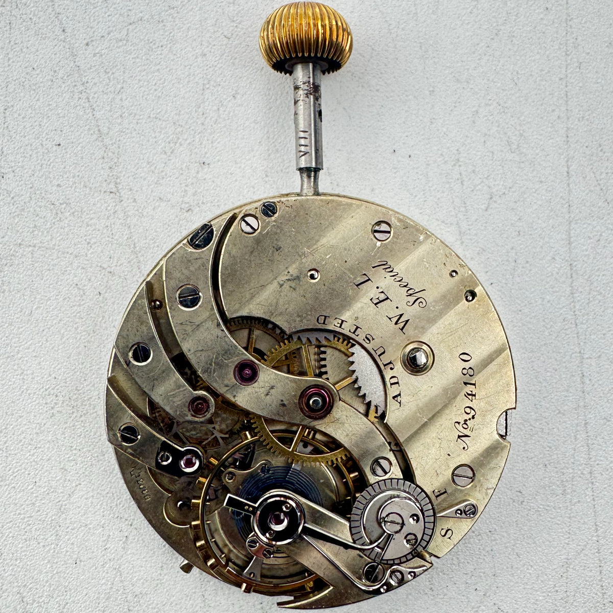 W.E.L. Special Roman Porcelain Dial