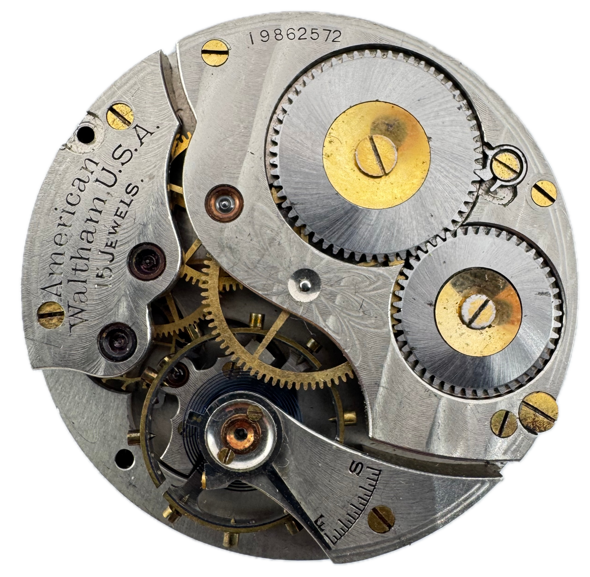 Waltham Single Sunk Dial 1914