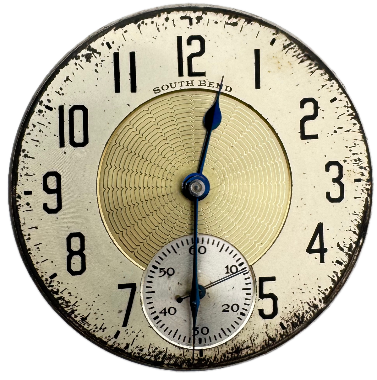 South Bend Metallic Center Speckled Dial 1928
