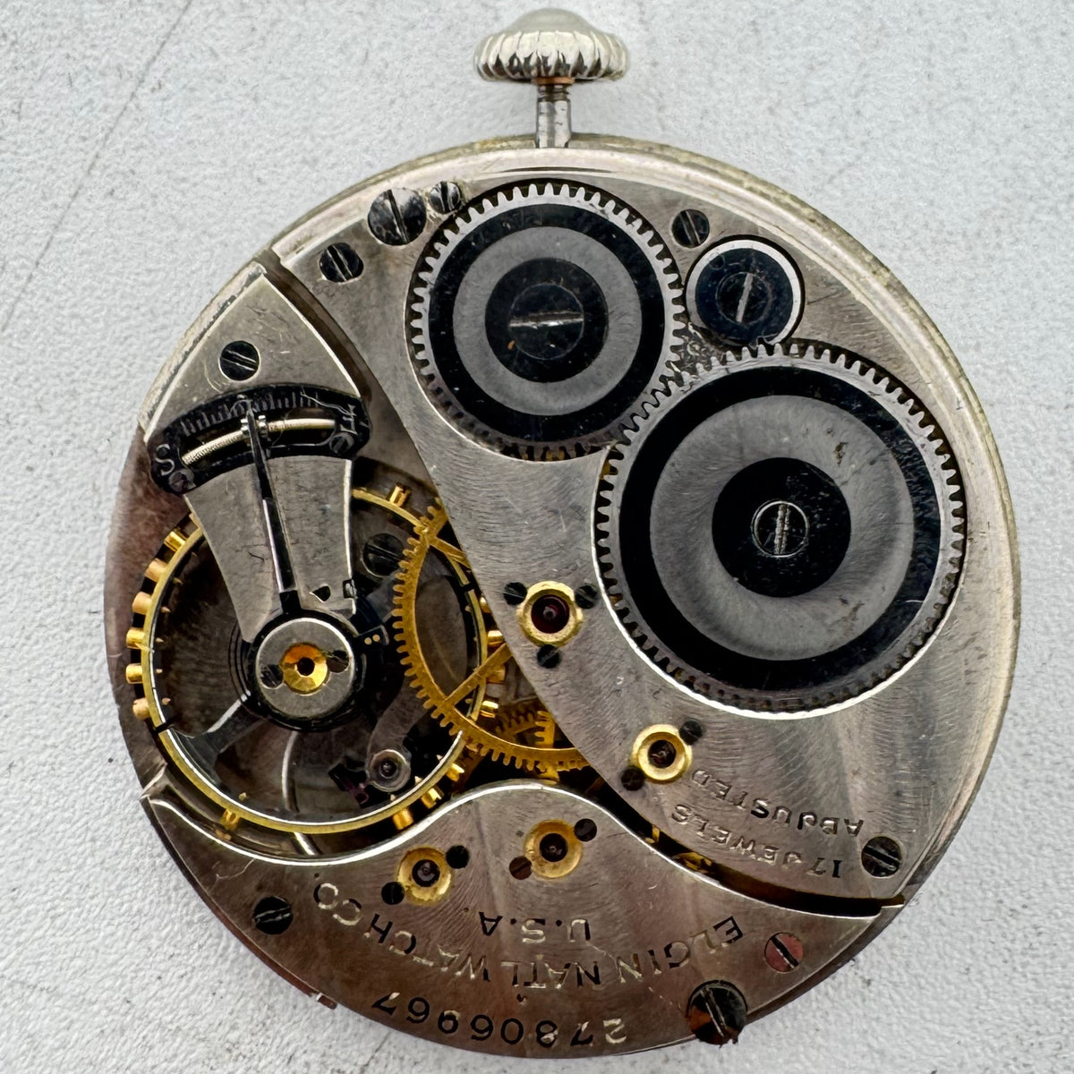 Elgin Metallic Dial 1925