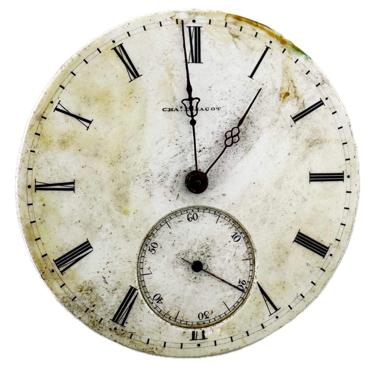 Chas E. Jacot Roman Dial 1863