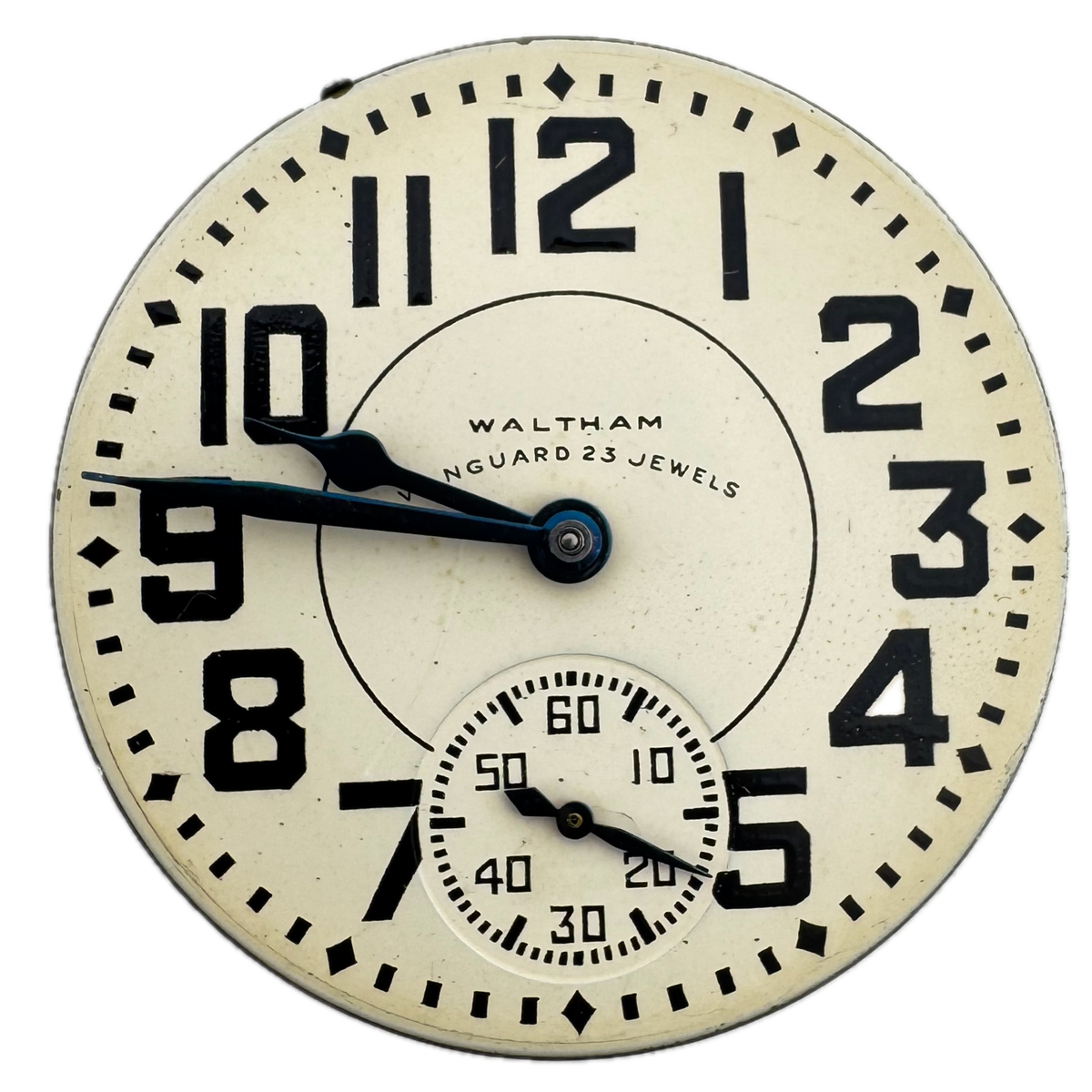 Waltham Boxcar Dial 1945
