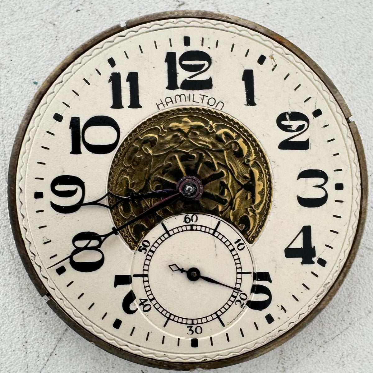 Hamilton Center Speckled Dial 1923