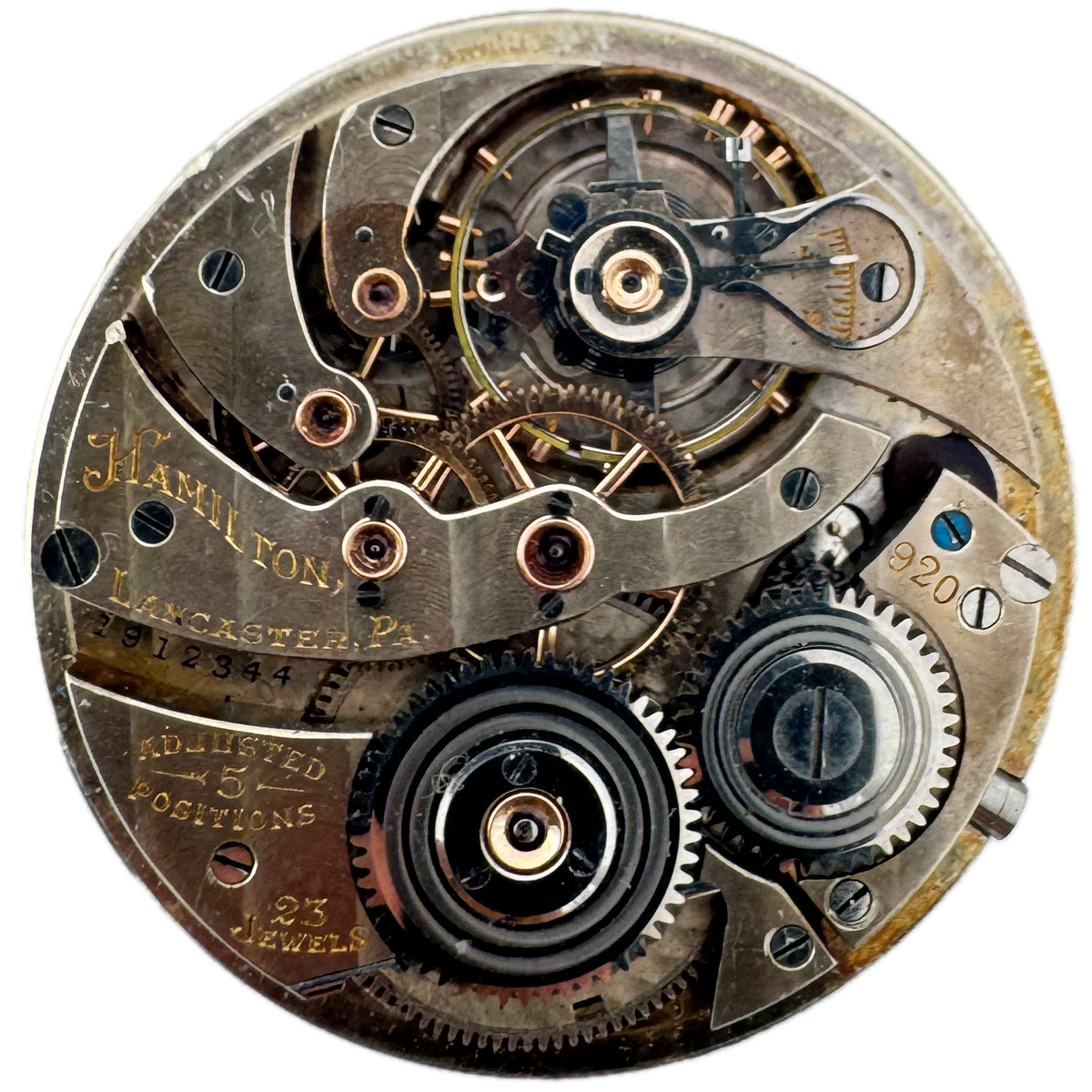 Hamilton Center Speckled Dial 1923
