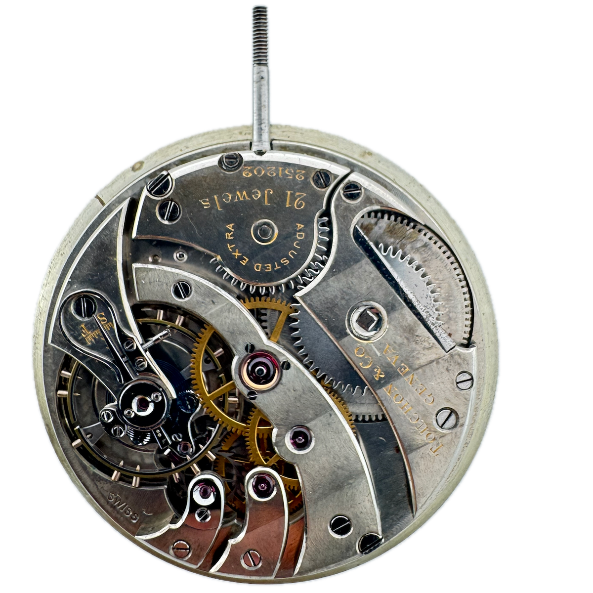 Touchon & Co White Enamel Dial