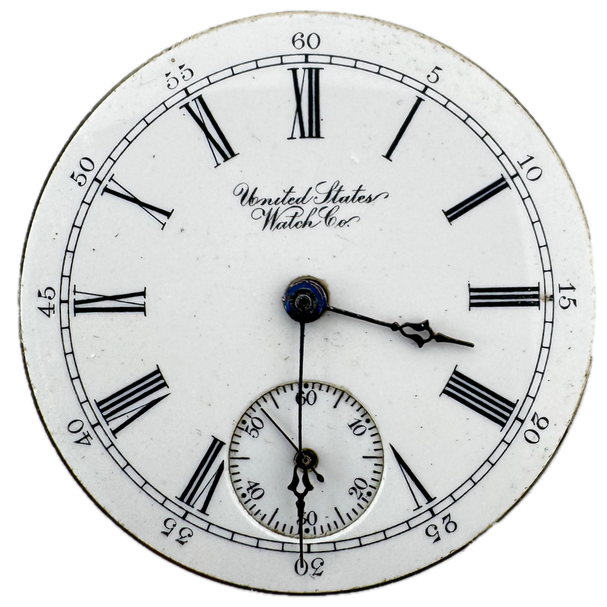 United States Watch Co. 3/4 Split Plate