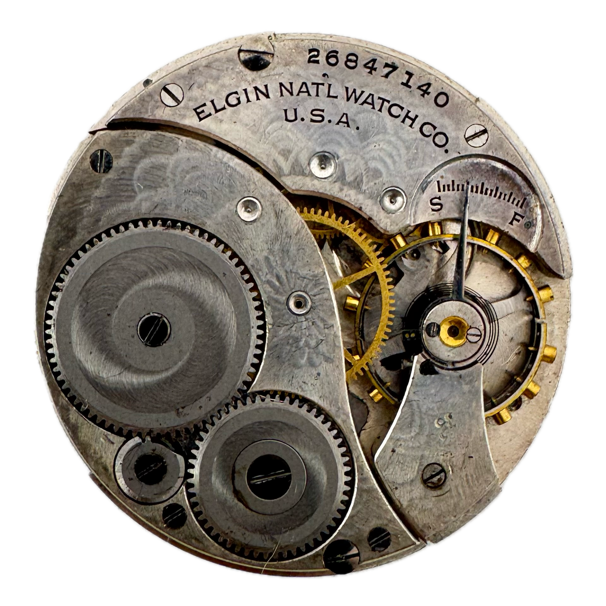 Elgin Metallic Dial 1924