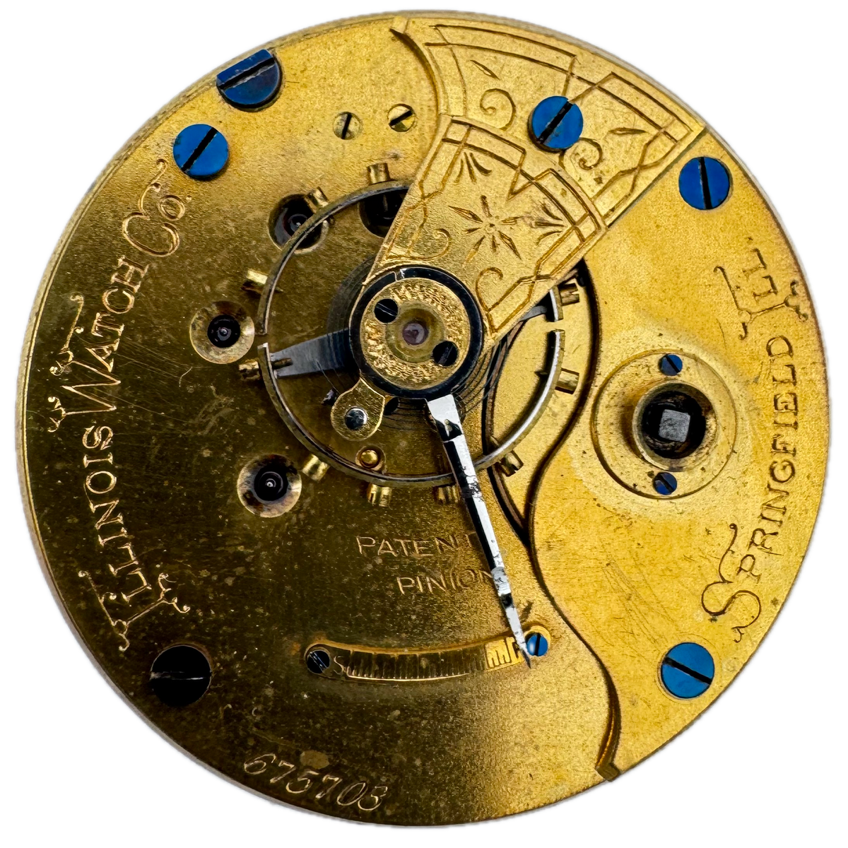 Illinois Watch Co. Gilt 1887