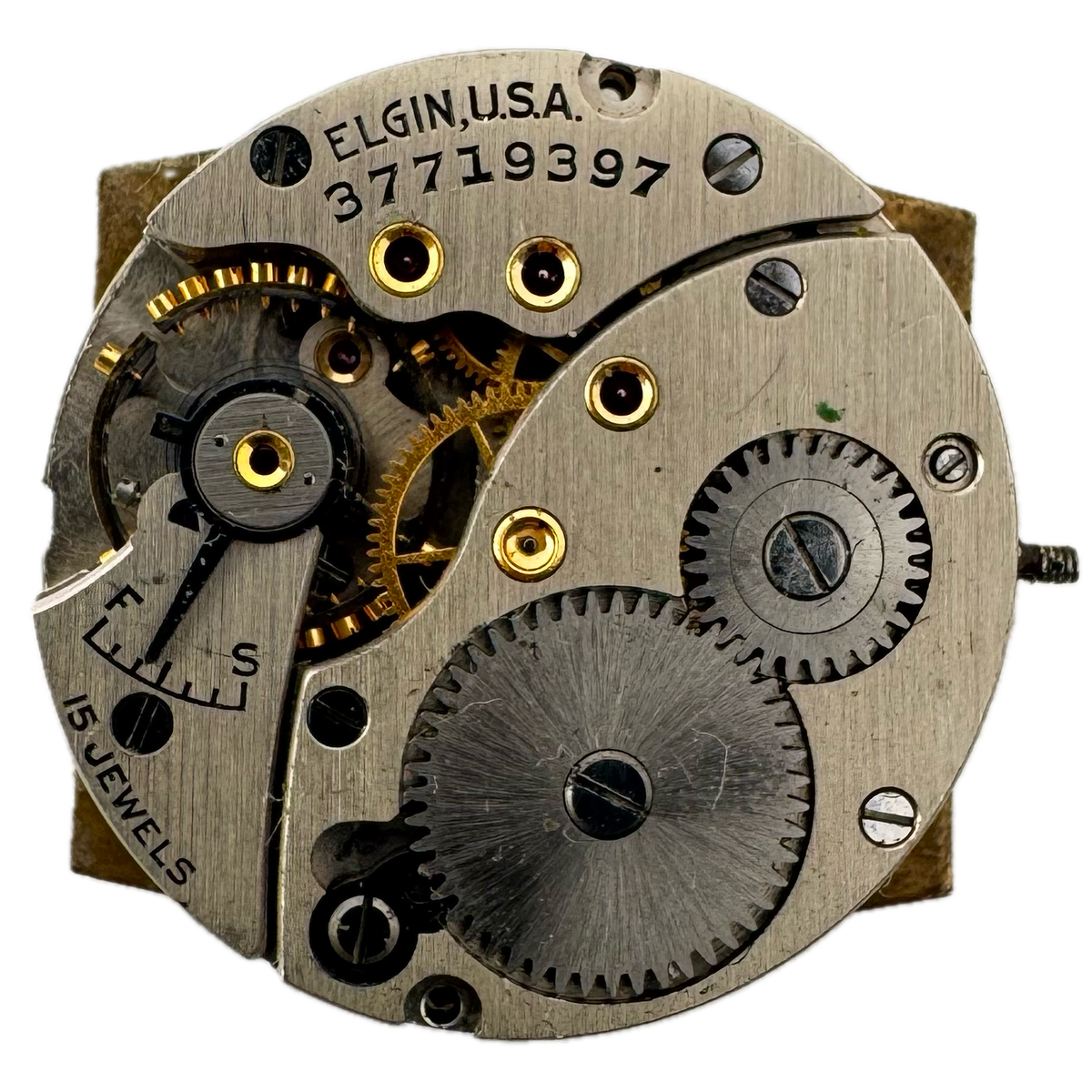 Elgin Art Deco Dial 1938