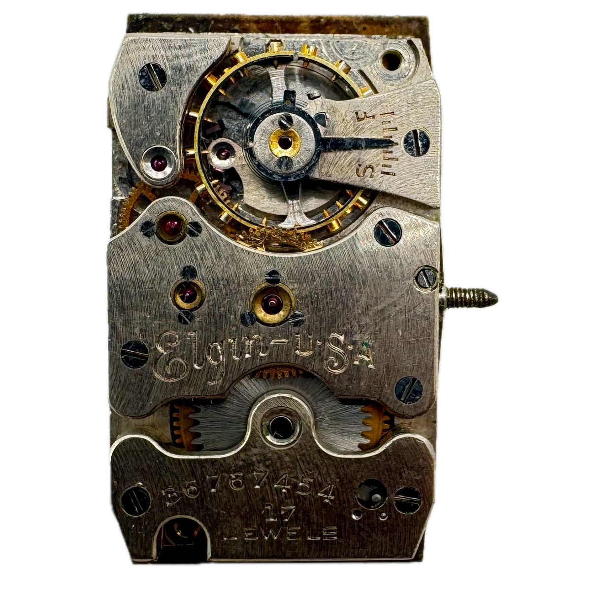 Elgin Art Deco Dial 1937