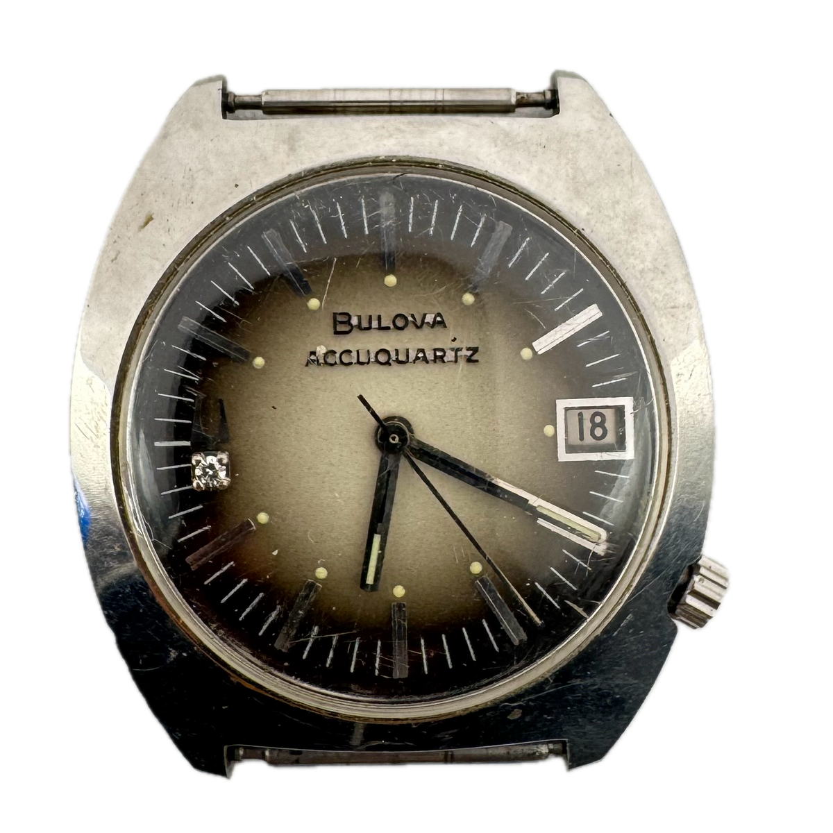 Bulova Diamond Accuquartz Date 1976