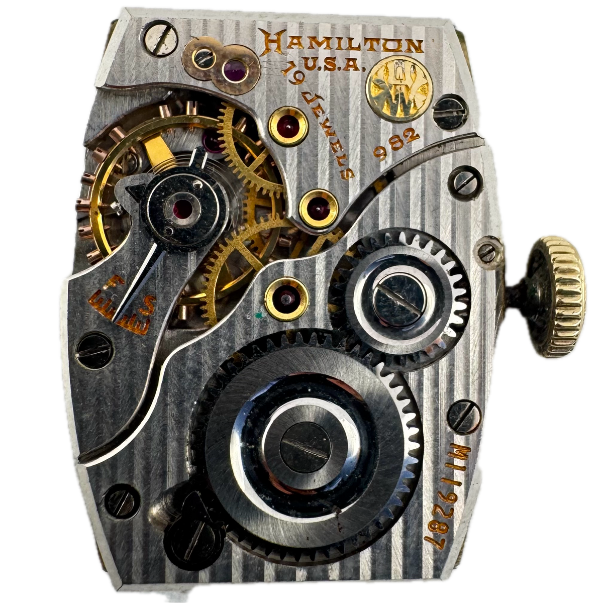 Hamilton Art Deco Dial
