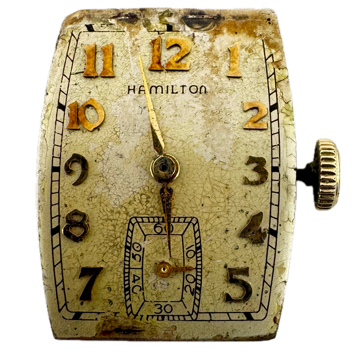 Hamilton Art Deco Dial