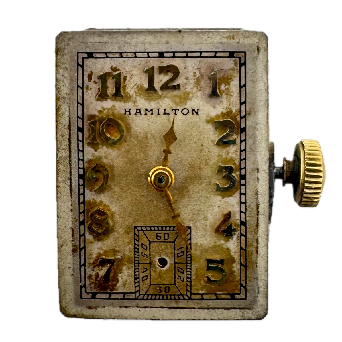 Hamilton Art Deco Dial 1935