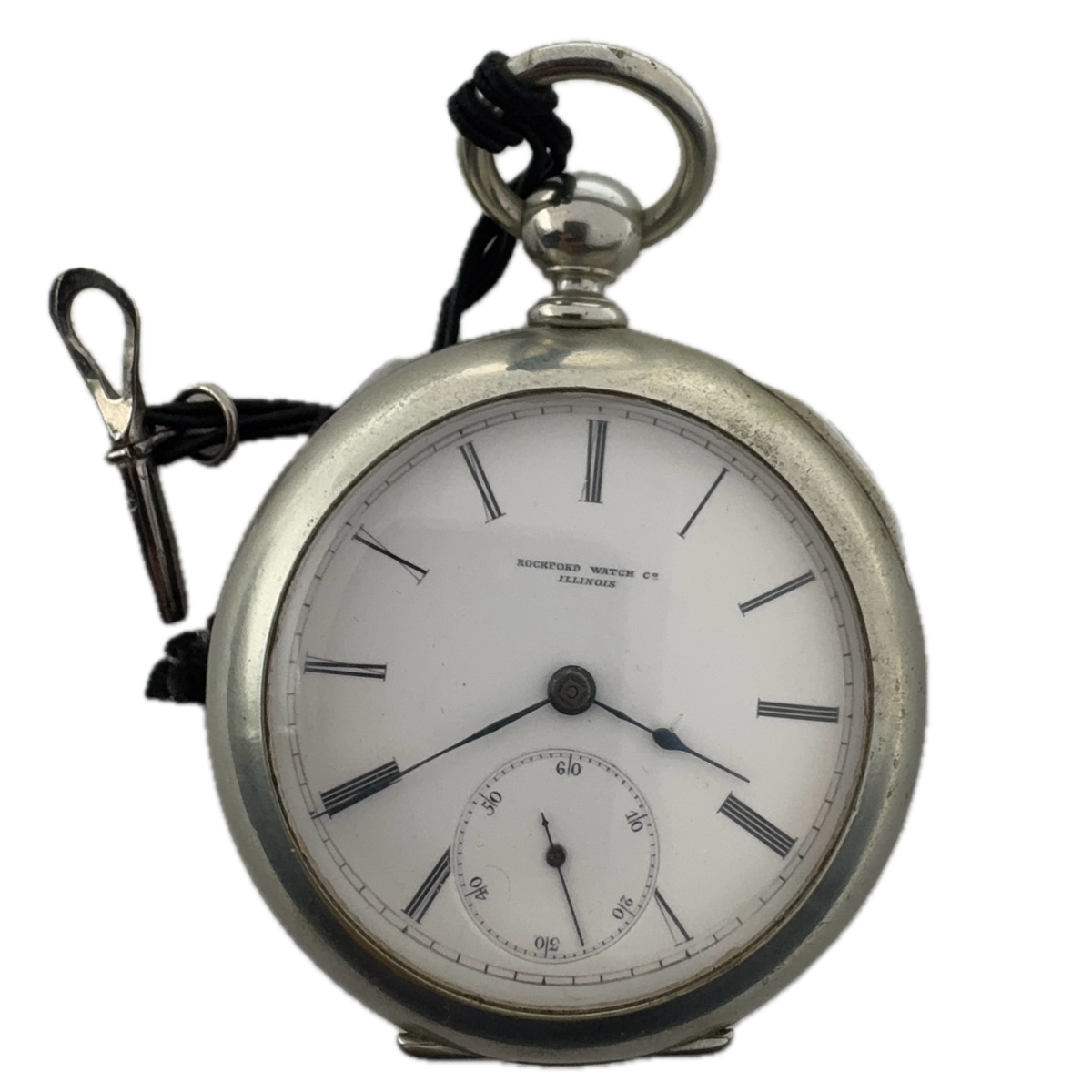 Rockford Watch Co, Single Sunk Roman Dial 1877
