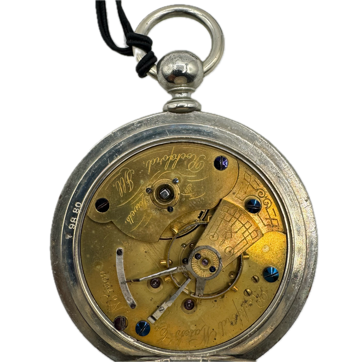 Rockford Watch Co, Single Sunk Roman Dial 1877