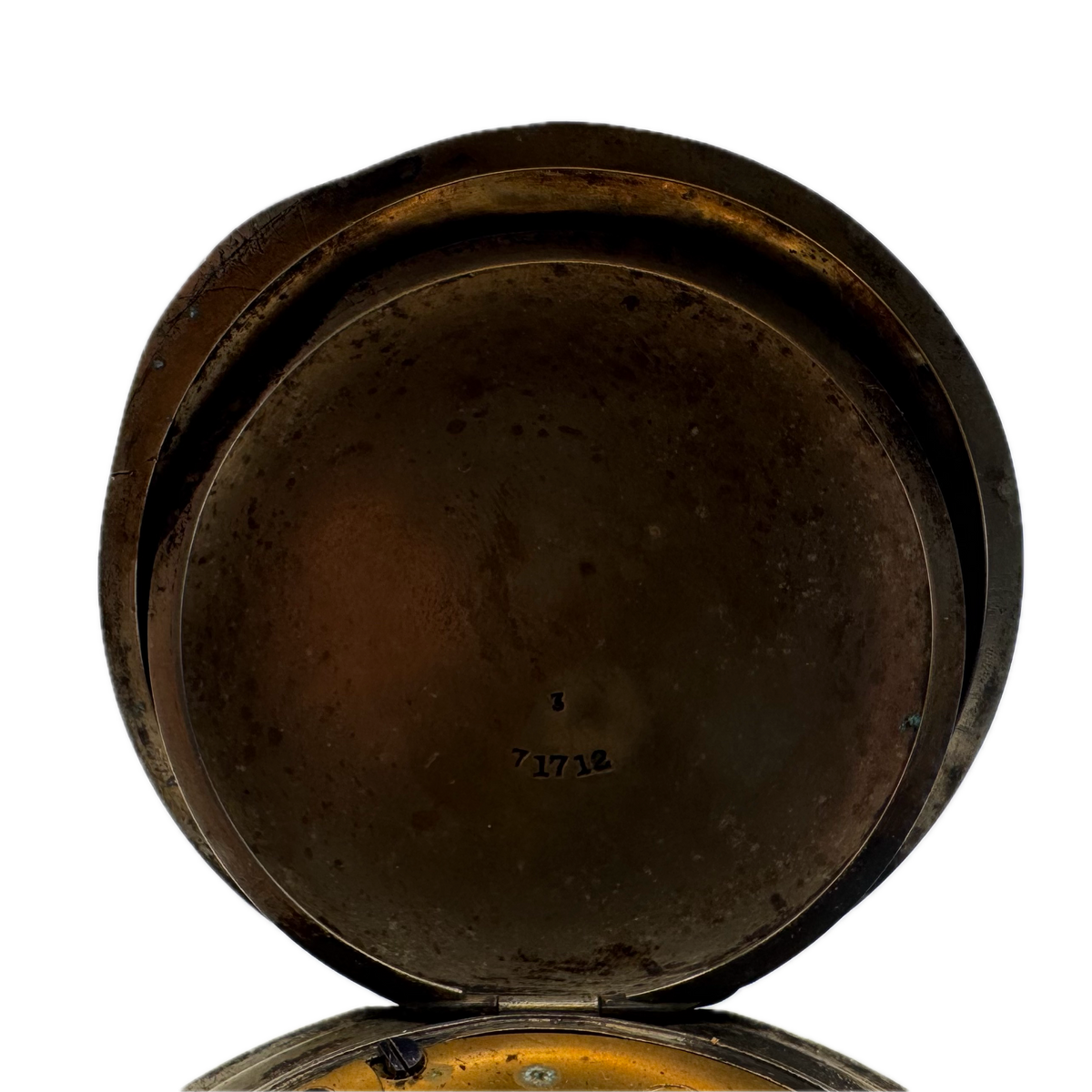 Waltham Single Sunk Dial Gilt Plate 1882