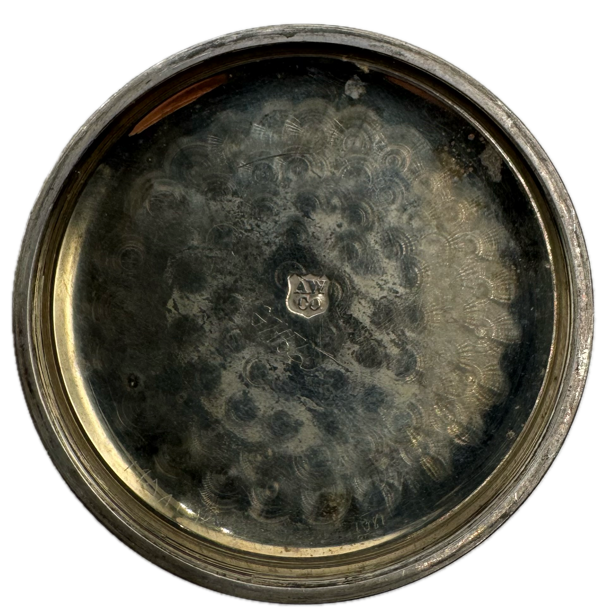 Waltham Engraved Single Sunk Roman Dial 1884