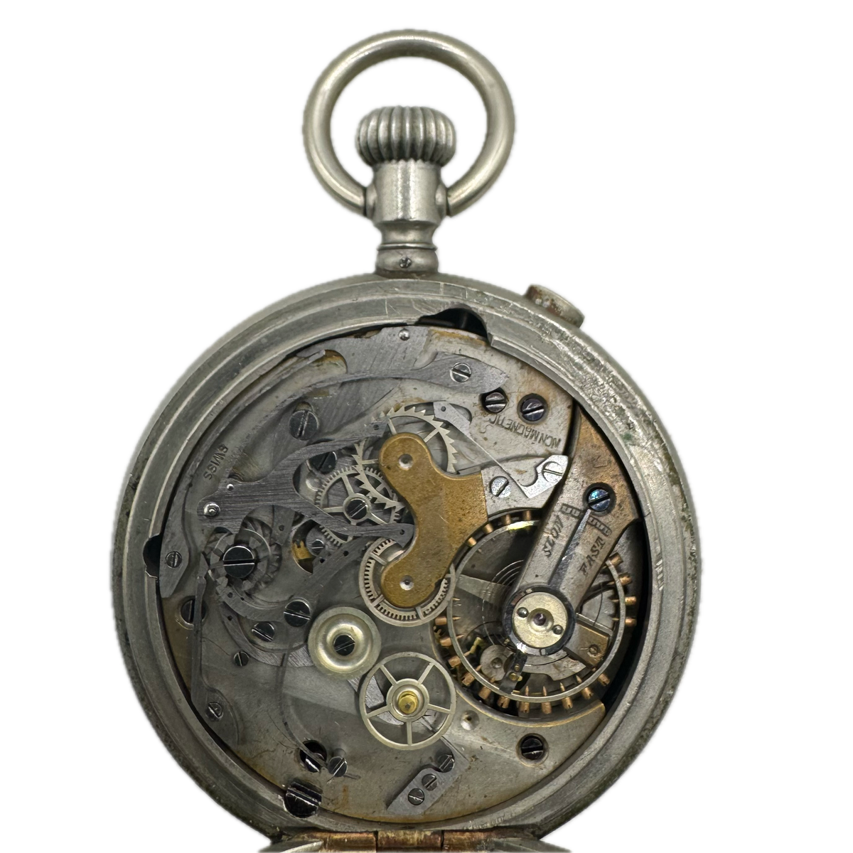 C.L. Guinand Locle Split Seconds Chronograph Stopwatch Smooth