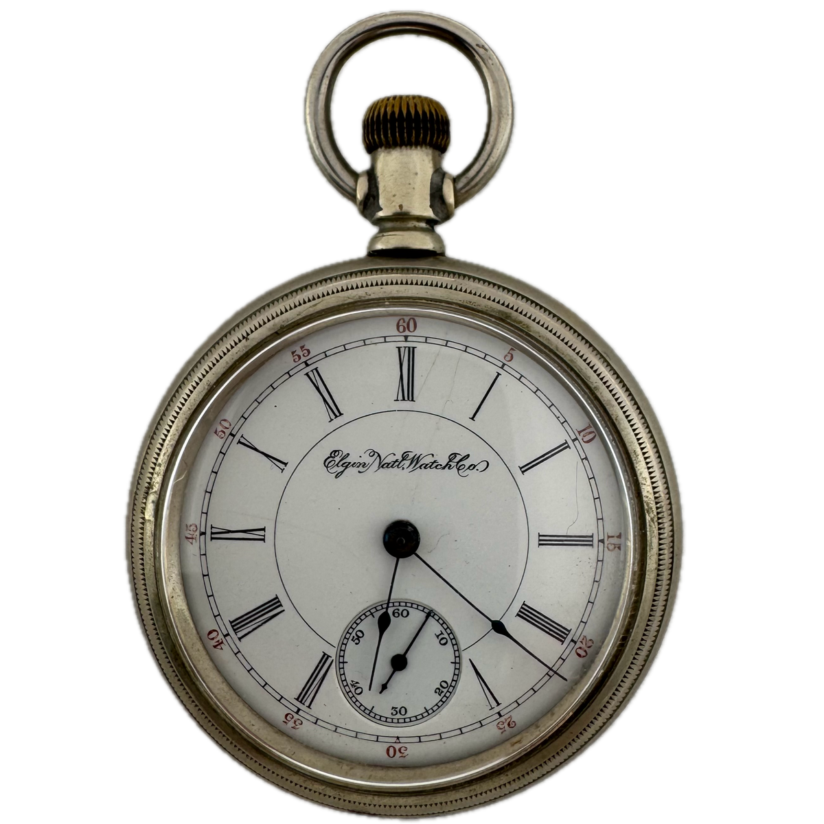 Elgin Natl. Watch Co. Single Sunk Gilt 1896