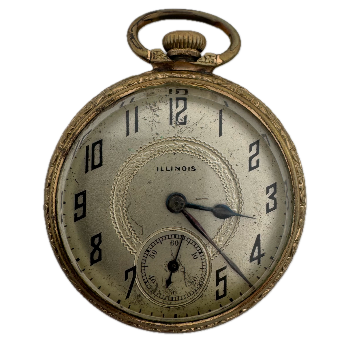 Illinois Art Deco High Dome Beveled Crystal 1919