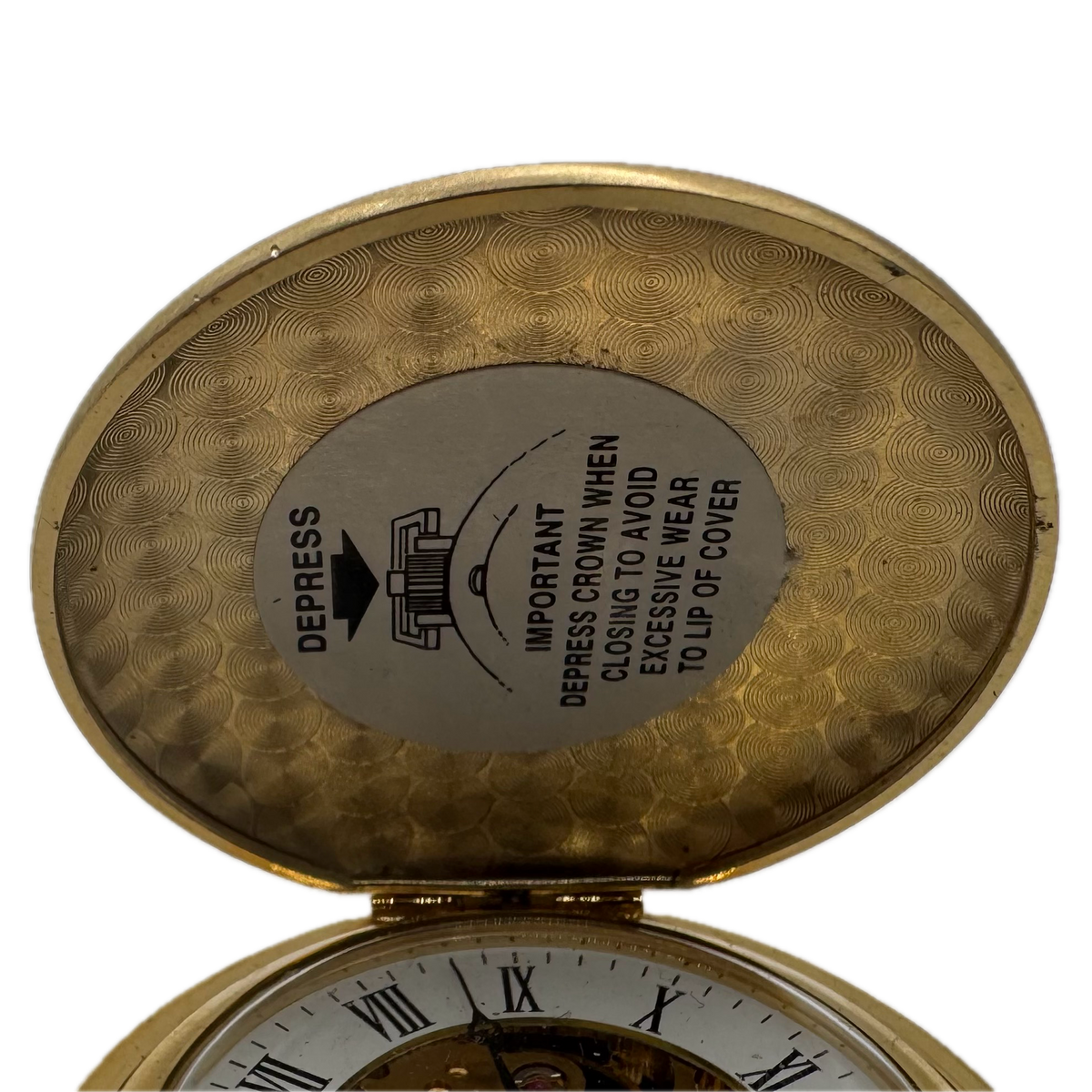 Colibri Skeletonized Roman Dial